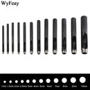High Quality Hole Puncher Leather Hole Punch Round Steel Leather Craft Hollow Hole Punch 1mm-25mm Gaskets Plastic Rubber Tools