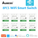 Tuya Zigbee / Wifi MINI Smart Switch 2 Way Control 16A Switch Tuya Smart Home Automation Sensor Works With Alexa Google Home