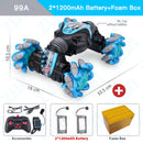 ZWN 1:12 / 1:16 4WD RC Car Radio Gesture Induction Music Light Stunt Remote Control Car off-Road Control Boys Toys for Children