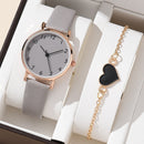 2022 New Watch Women Fashion Casual Leather Belt Watches Simple Ladies Round Dial Quartz Wristwatches Dress Clock Reloj Mujer