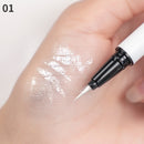 Diamond Glitter Eye Liner Pencil Eye Makeup Highlighter Waterproof Pearl White Brighten Silkworm Shadow Liquid Eyeliner Pen