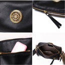 Women Genuine Leather Handbags Designer Rotating metal lock Ladies Shoulder Bags Fashion New Luxury Brand Female Messenger Bag