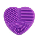 Makeup Brush Cleaner Washing Brush Pad Cleaning Mat Cosmetic Brush Cleaner Universal Make up Tool Scrubber Box