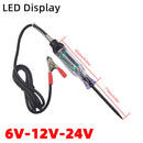 Car Truck Voltage Circuit Tester Auto 6V 24V herramientas Tools Car diagnostic Probe Test Pen Light Bulb Automobile polarity pen