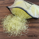 1000PCS Disposable Rubber Band Hairband For Children Ponytail Hairs Ties Colourful Elastic Hair Bands Baby Hair Accessories