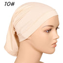 Ramadan Undercap Head Cover for Jewish Instant Jersey Bonnet Hijab Turbans for Women Muslim Fashion Inner Cap Turbante Capelli