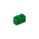 100pcs DIY Building Blocks Thick Figures Bricks 1x2Dots Educational Creative Size Compatible With 3004 Plastic Toys for Children