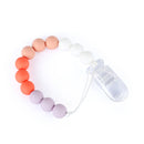 Baby Pacifier Chain Wooden Handmade Chain Silicone Wooden Plastic Clip Baby Nipple Clips Teether Necklace baby Chew accessories