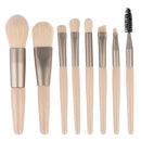 8Pcs Mini Travel Women Makeup Brushes Set Portable Soft Concealer Brush Beauty Foundation Eye Shadow Tool Eyelash Brush With Bag