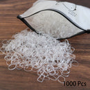 1000PCS Disposable Rubber Band Hairband For Children Ponytail Hairs Ties Colourful Elastic Hair Bands Baby Hair Accessories