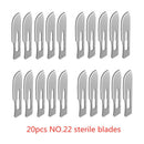 20-100pcs Carbon Steel Surgical Blades for DIY Cutting Phone Repair Carving Animal Eyebrow Grooming Maintenance Scalpel Knife