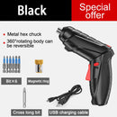 Electric Screwdriver Battery Rechargeable Cordless Screwdriver Powerful Impact Wireless Screwdriver Drill Electric Screw Driver