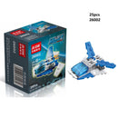 Mini Transportation tank plane Car Educational Assembled Models Building Blocks Compatible small Bricks toys for children