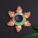 New 3D Running Cartoon Anime Character Astronaut Spinner Stress Relief Toys Anti-Stress Fidget Toy Finger Dynamic Changing Gyro