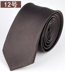 Fashion Narrow Casual Arrowhead Skinny Red Necktie Slim Black Tie For Men 5cm Man Accessories Simplicity For Party Formal Ties