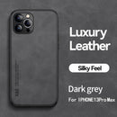 Ultra-thin Silky Feel Magnetic Phone Case For iPhone 13 11 12 14 Pro Max XS XR X 7 8Plus Luxury Texture Leather Protection Case