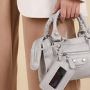 Girl Shoulder Bags Black Hand Bags New Arrival Mini Small Motorcycle Bags Crossbody for Women Soft Pu Leather Brand Handbag lady
