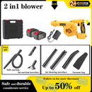 Coofix 2 In 1 Blowing& Suction Leaf Dust Collector Turbo Blower Garden Cordless Vacuum Clean Air Blower For Makita 21V Battery