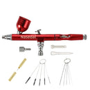 Airbrush Tool Dual Action Gravity Feed 0.3mm Nozzle Spray Gun Cake Decorating Brushes For Nail Manicure With Wrench Straw