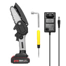21V/48VF Electric Chainsaw 1/2 Battery Portable Pruning Chain Saw Small Wood Spliting One-handed Woodworking Garden Power Tool