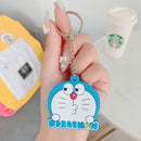 Kawaii Sanriod Accessories Kitty kuromi My Melody Cartoon Silicone Case Backpack Pendant Keychain Anime Toys for Girls Gifts