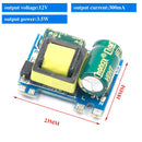 AC-DC 3.3V/5V/12V Precision Buck Converter AC 220v to 5v DC step down Transformer power supply module 1A 12W