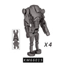 Disney R2-D2 Building Blocks C-3PO General Grievous R4-P17 K-2SO IG88 Battle Buzz Droid Star Bricks Action Figures Christmas Toy