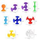 New Soft Building Blocks kids DIY Pop squigz sucker Funny Silicone block Model Construction Toys Creative Gifts For Children Boy