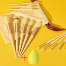 New 13Pcs Makeup Brush Set Makeup Concealer Brush Blush Loose Powder Brush Eye Shadow Highlighter Foundation Brush Beauty Tools