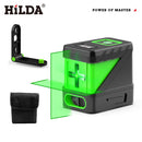 2 Lines Laser Level Self Levelling Green Beams Laser Horizontal & Vertical Cross-Line