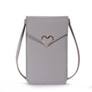 2022 Bag For Women Touch Screen Cell Phone Purse Smartphone Wallet Shoulder Strap Handbag PU Leather Casual Solid Crossbody Bags