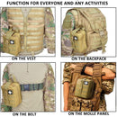 Outdoor First Aid Kit Tactical Molle Medical Bag Military EDC Waist Pack Hunting Camping Climbing Emergency Survival Bag