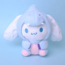 Sanrio 10cm Kuromi My Melody KT Cat PC Dog Hello Kitty Keychain Anime Plush Figure Pendant Accessories Cute Animals Toys