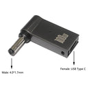 100W USB Type C to Dc Power Jack Connector USB C to Universal Laptop Power Adapter Plug Converter for Asus Dell Lenovo Notebook