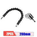 105 Degree Right Angle Drill Attachment and Flexible Angle Extension Bit Kit for Drill or Screwdriver 1/4" Socket Adapter Tools