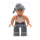 Big Size Action Figures City Princess Policemen Family Building Block Doll Character Accessory Toys Assembly Children Kids Gift