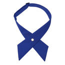Crisscross bow tie fashionsolid color detachable collar jk Apparel Accessories
