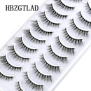 NEW 10 Pairs Natural False Eyelashes Fake Lashes Long Makeup 3d Mink Lashes Extension Eyelash Mink Eyelashes for Beauty 54