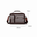 Large-capacity Shoulder Bag Leather Men&