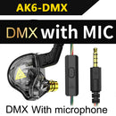 Original QKZ AK6 Copper Driver HiFi Wired Earphone Sport Running Headphones Bass Stereo Headset Music Earbuds fone de ouvido