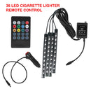 Automotive Interior Decorative Lights LED Car Foot Light 24/36/48/72 LED Atmosphere Lamp Ambient Lamp Remote/Voice Control