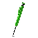 New Solid Carpenter Pencil Set Built-in Sharpener with 6 Refill Leads DeepHole Pencil Marking Tool Kit for Woodworking Architect