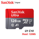 SANDISK Ultra 256GB Micro SD 128GB Memory Card 64GB 32GB Micro SD Card SD/TF Flash 512GB 1TB 400GB Microsd for Phone Extreme Pro