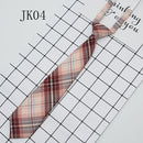 Shirt Necktie Women College Style JK Plaid Uniform Detachable Collars Removable Ties Apparel Accessories галстук женский