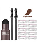 2022 One Step Shaping Kit Stamp Set Professional Brow Makeup Stick Hairline Contour Waterproof Stencil Eyebrow Stanp Template