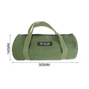 Durable Thick Canvas Pouch Tool Bags Storage Organizer Instrument Case Portable For Electrical Tool Tote Bag Multifunction Case