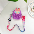 Hot Fidget Toys 2022 Push Bubbles Toy Rainbow Unicorns Premium Girls Push Bubble Bag Adult Antistress Squeeze Squishy Gifts