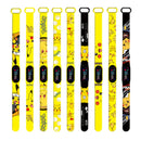 Pokemon Strap LED Electronic Watch Fashion Colorful Bracelet Touch Waterproof Anime Character Pikachu Educational Children&