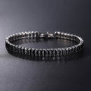 4mm Cubic Zirconia Green Tennis Bracelet Chain Bracelets For Women Men Gold Silver Color Hand Chain CZ Chain Homme Jewelry