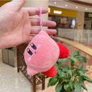 Fashion Star Kirby Plush Toys Keychain Chilkdren Toy Cute Pink Kirby Keychain Car Pendant Key Chain Woemen Keychains Toys Gifts